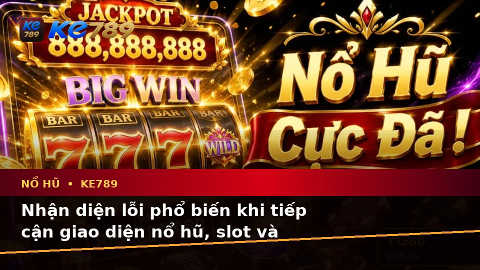Nổ Hũ KE789 Tại ke789pg.vip: Nhận Diện Lỗi Phổ Biến Và Cách Xử Lý Có Trách Nhiệm Với Slot, Jackpot