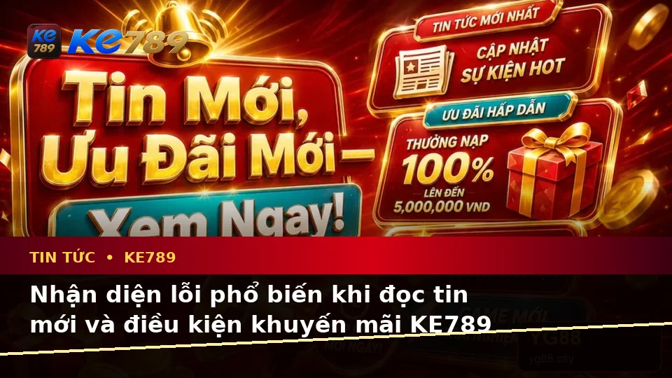 Tin tức KE789 tại ke789pg.vip: Nhận diện lỗi phổ biến và cách xử lý có trách nhiệm với tin mới, ưu đãi cùng quyền lợi thành viên