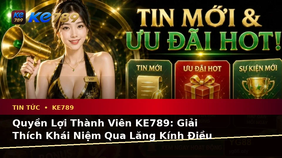 Giải Thích Khái Niệm Và Thuật Ngữ Cốt Lõi Trong Tin Tức KE789 Cùng Quyền Lợi Thành Viên Tại ke789pg.vip