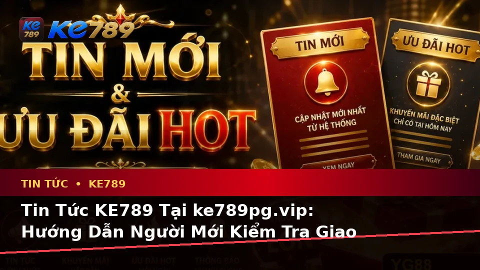 Tin Tức KE789 Tại ke789pg.vip: Hướng Dẫn Người Mới Kiểm Tra Giao Diện Tin Tức Và Xác Minh Quyền Lợi Thành Viên Qua Dữ Liệu Khuyến Mãi