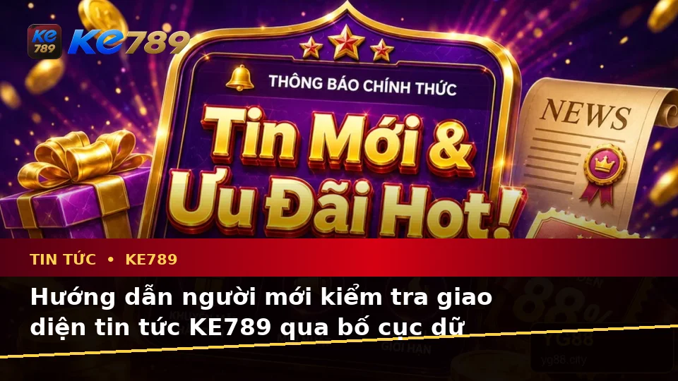Tin Tức KE789 Tại ke789pg.vip: Hướng Dẫn Người Mới Kiểm Tra Giao Diện Tin Tức Và Xác Minh Quyền Lợi Thành Viên Qua Dữ Liệu Khuyến Mãi