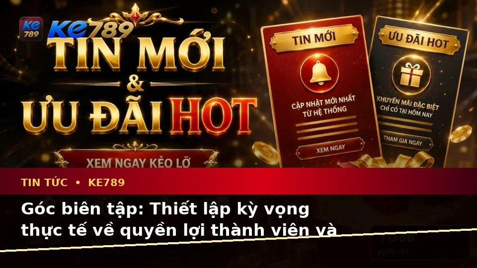 Tin tức KE789 tại ke789pg.vip: Phân Biệt Thông Tin Xác Thực, Quảng Cáo Và Kỳ Vọng Thực Tế Về Ưu Đãi Cùng Quyền Lợi Thành Viên