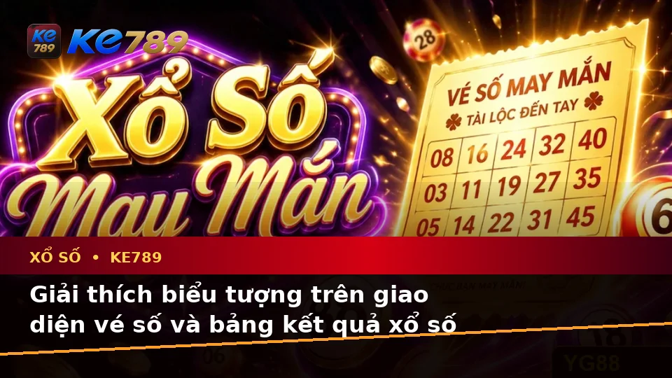 Xổ Số KE789 Tại ke789pg.vip: Giải Thích Biểu Tượng Vé Số, Tính Năng Kiểm Tra Kết Quả Và Quy Trình Thường Gặp Kèm Quyền Lợi Thành Viên
