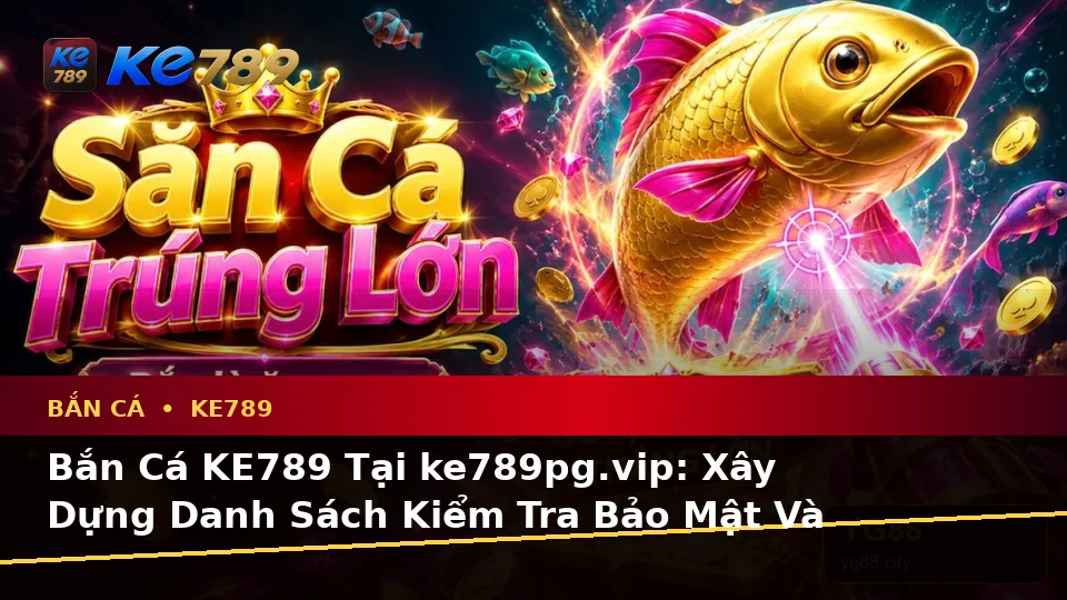 Bắn Cá KE789 Tại ke789pg.vip: Xây Dựng Danh Sách Kiểm Tra Bảo Mật Và Quyền Lợi Thành Viên Trước Khi Săn Thưởng