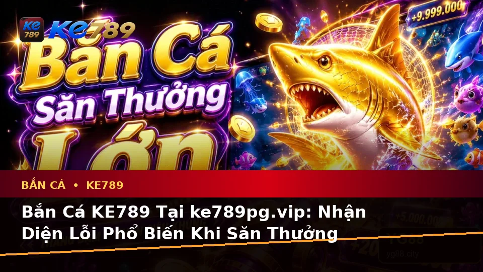 Bắn Cá KE789 Tại ke789pg.vip: Nhận Diện Lỗi Phổ Biến Khi Săn Thưởng Và Cách Xử Lý Có Trách Nhiệm Bảo Vệ Quyền Lợi Thành Viên