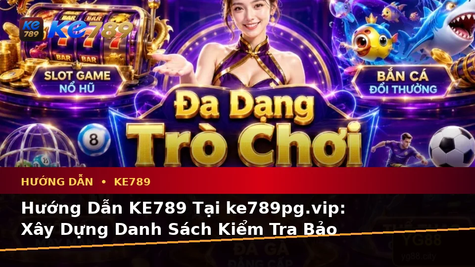 Hướng Dẫn KE789 Tại ke789pg.vip: Xây Dựng Danh Sách Kiểm Tra Bảo Mật Trước Khi Sử Dụng Tin Mới, Ưu Đãi Và Điều Kiện Khuyến Mãi